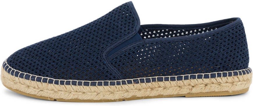 Espadrij Loafer Elastic Mesh Vrijetijdsschoenen marine
