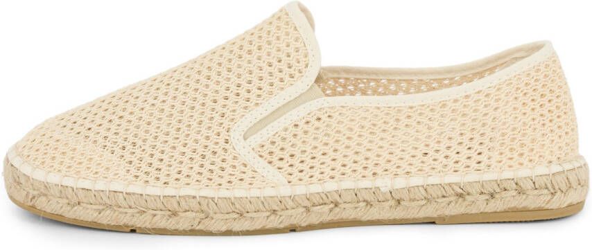 Espadrij Loafer Elastic Mesh Vrijetijdsschoenen nature
