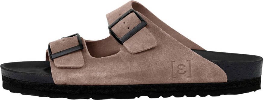 Espadrij Women's Ami Velour Sandalen bruin zwart