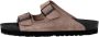 Espadrij Women's Ami Velour Sandalen bruin zwart - Thumbnail 1
