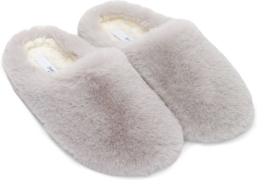 Espadrij Women's Chausson Furry Pantoffels grijs