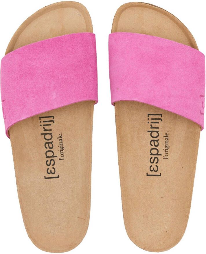 Espadrij Women's Copine Velour Sandalen beige roze