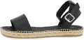 Espadrij l´originale Sandalen met riem 'Nimes' zwart - Beige