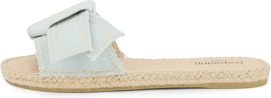 Espadrij Women's Plage Bow Jeans Sandalen beige