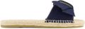 Espadrij Women's Plage Bow Jeans Sandalen beige blauw - Beige