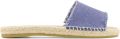 Espadrij Women's Plage Linen Sandalen beige purper - Purper/Paars