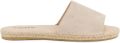 Espadrij Women's Plage Velour Sandalen beige - Beige