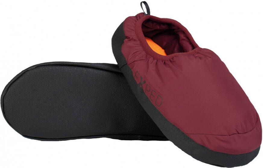 Exped Camp Slipper Pantoffels maat M 40-42 zwart rood