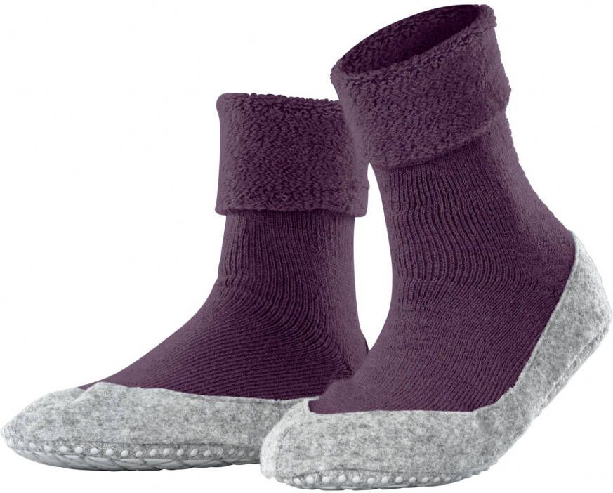 Falke Cosyshoe Cocooning Pantoffels maat 39-40 purper