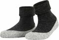Falke Cosyshoe Cocooning Pantoffels zwart grijs - Grijs