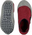 Falke Kid's Cosy Slipper Catspads Pantoffels rood grijs - Rood