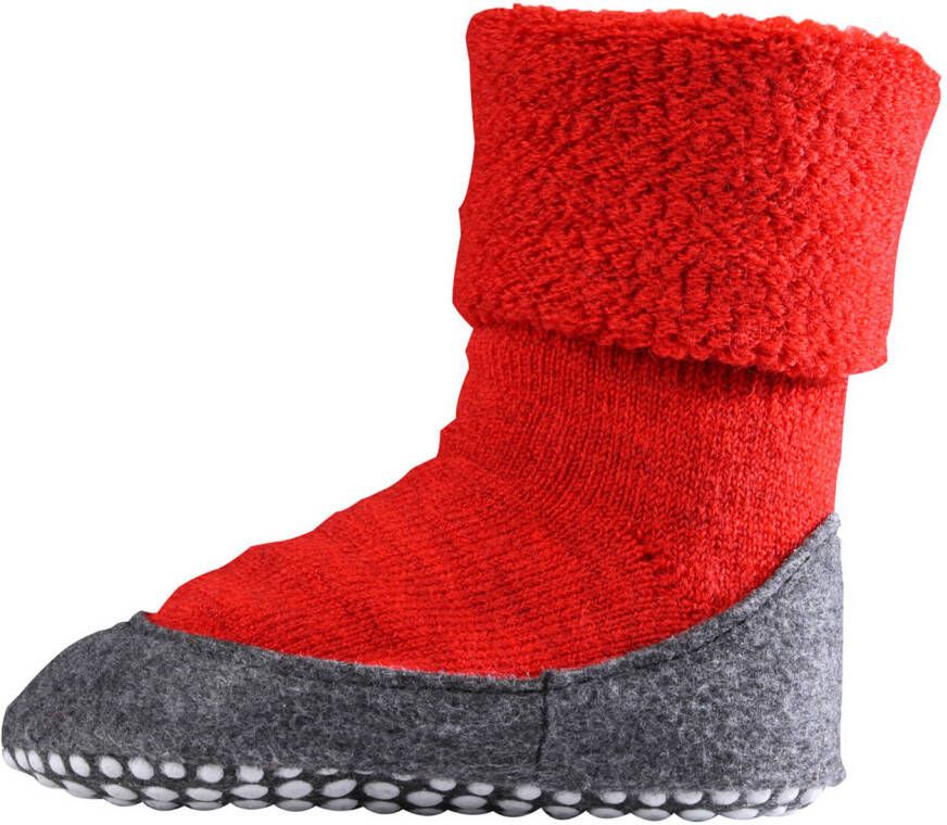 Falke Cosyshoe pantoffels rood kids Wol Meerkleurig 27-28 - Foto 4