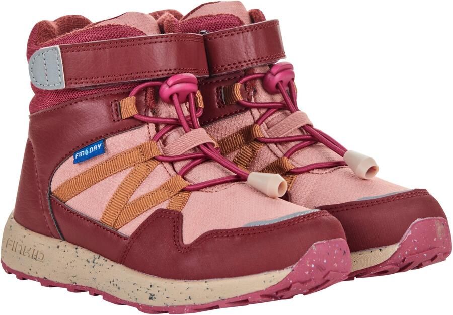 Finkid Kid's Lammikko Winterschoenen rood roze