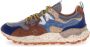 Flower Mountain Lage Sneakers YAMANO 3 2017816 01-3D67 DEEP PETROL LIGHT - Thumbnail 3