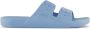 Freedom Moses Basic Lagoon Licht Blauwe Slipper - Thumbnail 2