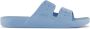 Freedom Moses Basic Lagoon Licht Blauwe Slipper - Thumbnail 2