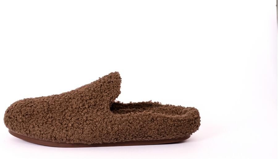 Freedom Moses Kush Pantoffels bruin wit