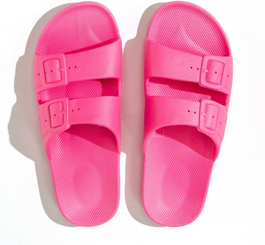 Freedom Moses Slippers Slides Vegan Happy Fuchsia - Foto 4