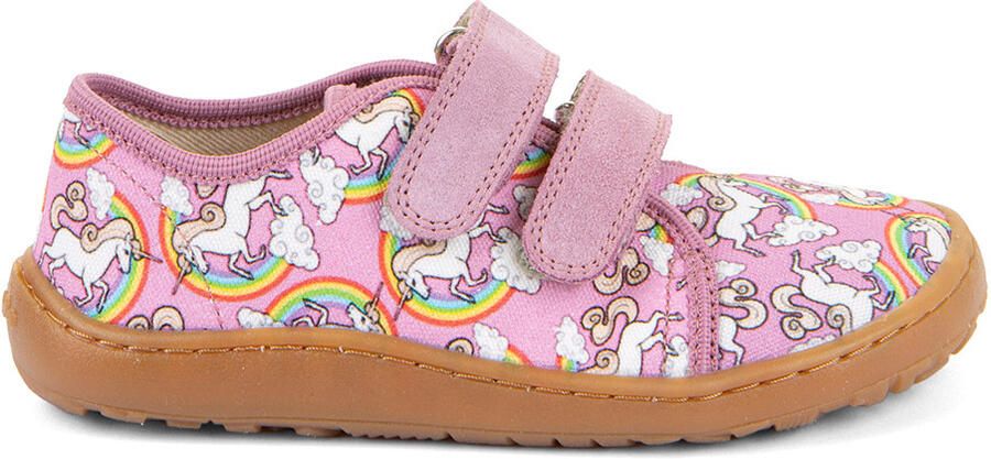 Froddo Barefootschoenen BAREFOOT CANVAS Sneaker klittenbandschoen met katoenvoering