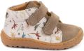 FRODDO baby barefoot schoenen met print voor de eerste stapjes beige - Beige