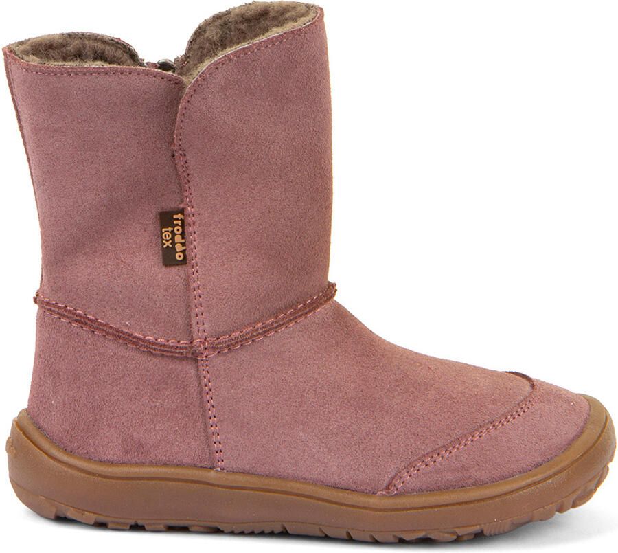 Froddo Kid's Barefoot Tex Suede Winterschoenen bruin