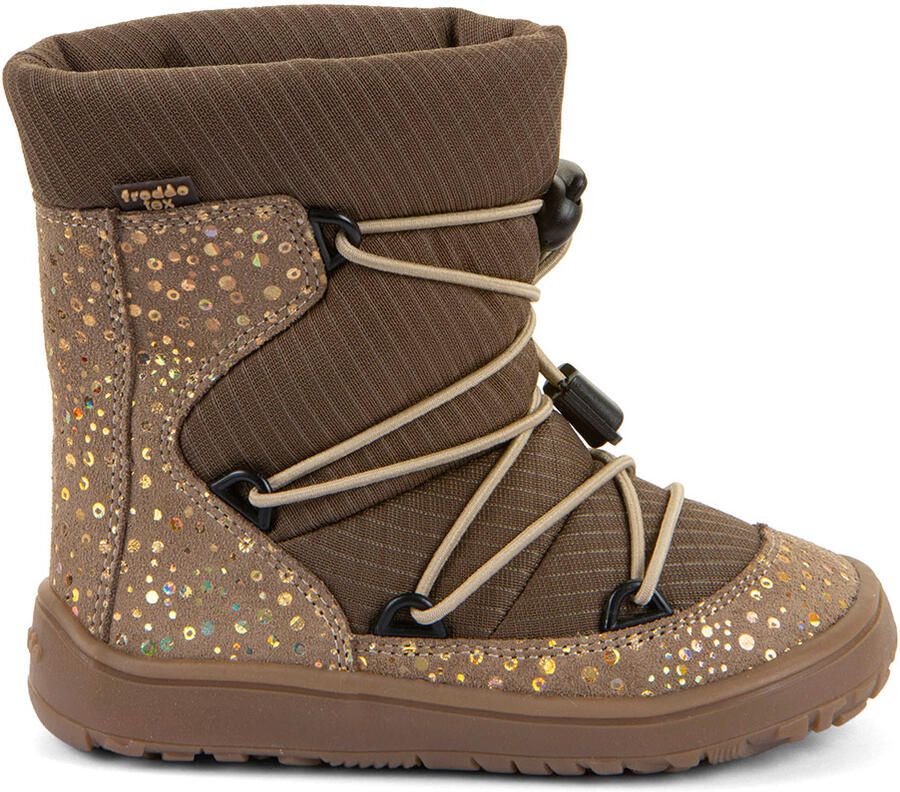 Froddo Kid's Barefoot Tex Track Wool Winterschoenen bruin