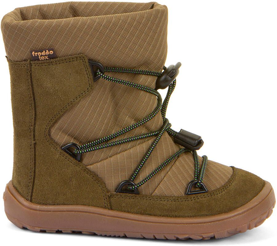 Froddo Kid's Barefoot Tex Track Wool Winterschoenen bruin