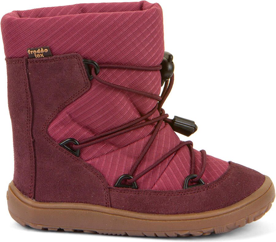 Froddo Kid's Barefoot Tex Track Wool Winterschoenen rood