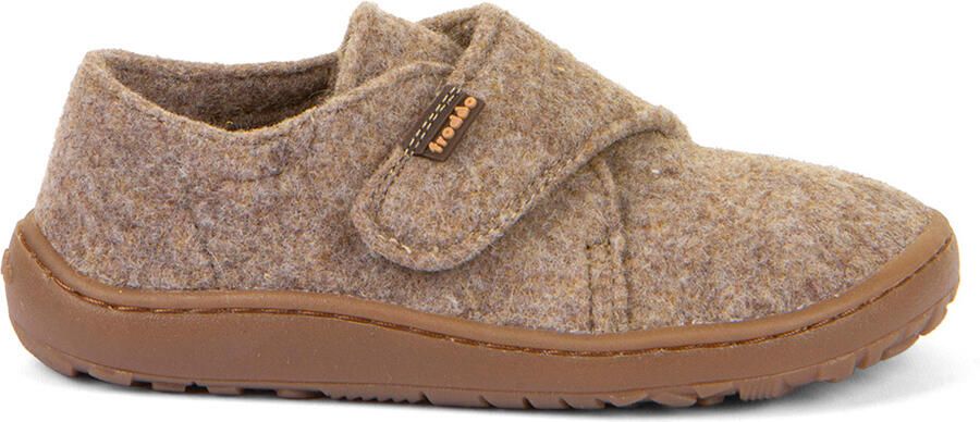 Froddo Kid's Barefoot Wooly Slippers Pantoffels bruin