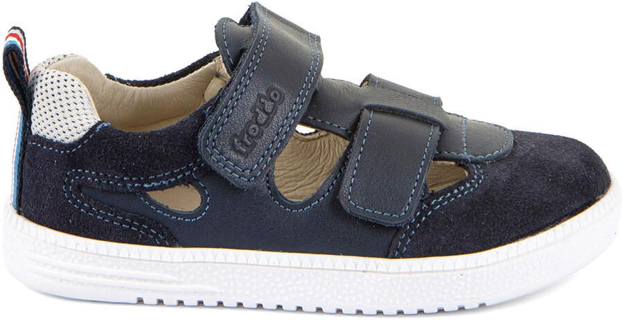 Froddo Kid's Zeru Loop Barefoot Sandal Sandalen blauw