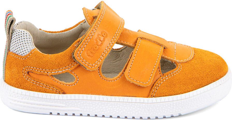 Froddo Kid's Zeru Loop Barefoot Sandal Sandalen oranje