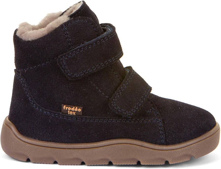 Froddo Kid's Zeru Tex Furry Barefoot Winterschoenen bruin roze - Foto 4