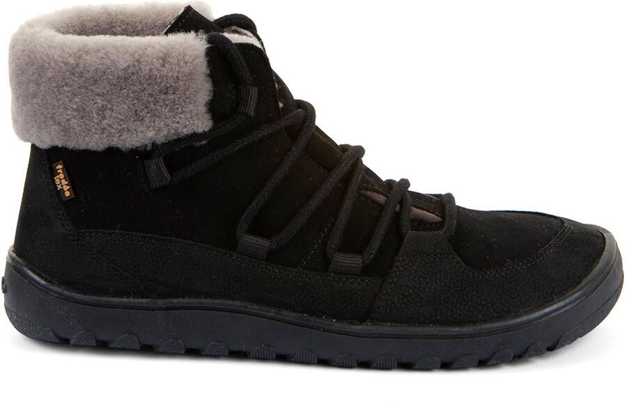 Froddo Women's Barefoot Up Furry Tex Winterschoenen zwart