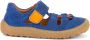 Froddo Kid's Barefoot Elastic Sandal Sandalen blauw beige - Thumbnail 2
