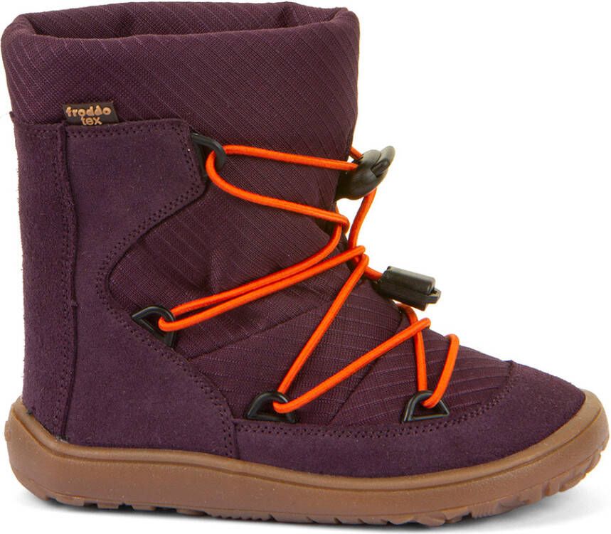 Froddo Kid's Barefoot Tex Track Wool Winterschoenen purper bruin - Foto 2