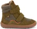 FRODDO Winterlaarzen blote voeten kinderen BAREFOOT TEX WINTER olijf - Bruin