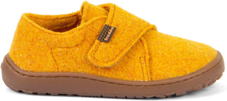 Froddo Kid's Barefoot Wooly Slippers Pantoffels oranje