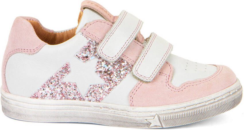 Froddo Kid's Dolby Vrijetijdsschoenen wit pink