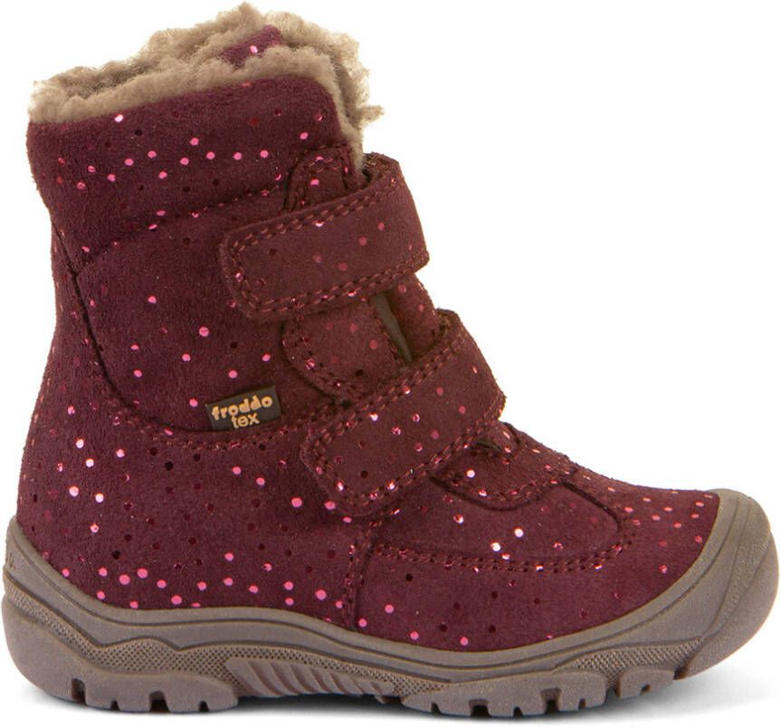 Froddo Winterlaarzen LINZ WOOL TEX HIGH Klittenbandlaars snowboots met wollen voering