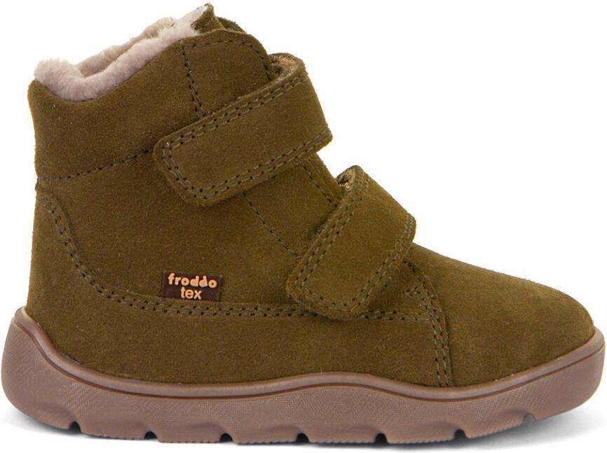 Froddo Kid's Zeru Tex Furry Barefoot Winterschoenen bruin