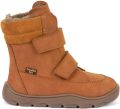 Froddo Kid's Zeru Tex Winter Barefoot Winterschoenen bruin oranje - Bruin