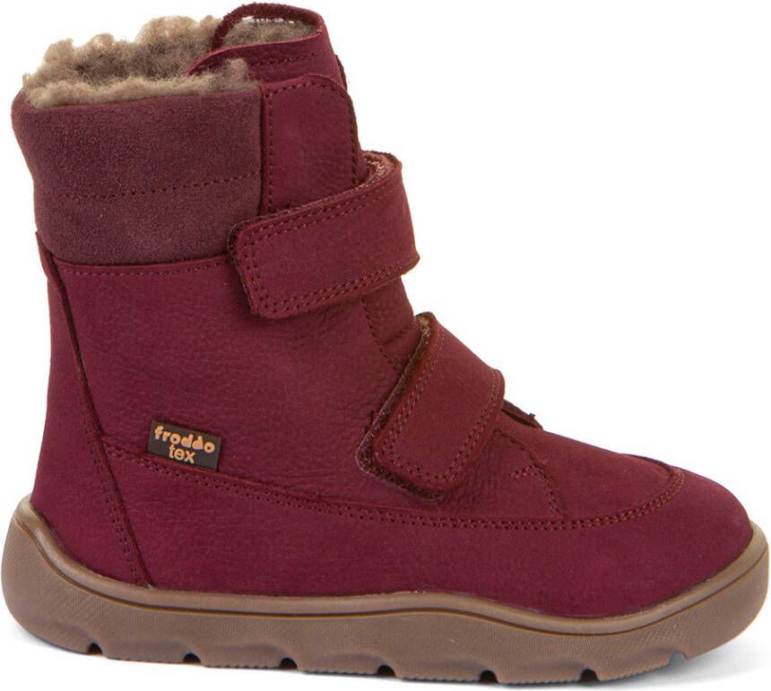 Froddo Kid's Zeru Tex Winter Barefoot Winterschoenen rood