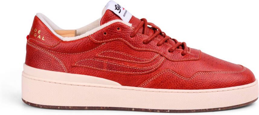 Genesis Footwear G-Soley Porto Oiled Leather Sneakers rood roze