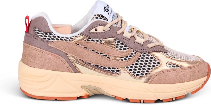 Genesis Footwear Women's G-Eco'99 Metallic Serial Sneakers beige
