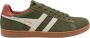 Gola Equipe II Suede Sneakers olijfgroen bruin - Thumbnail 2