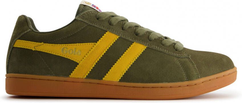 Gola Equipe Suede Sneakers olijfgroen bruin