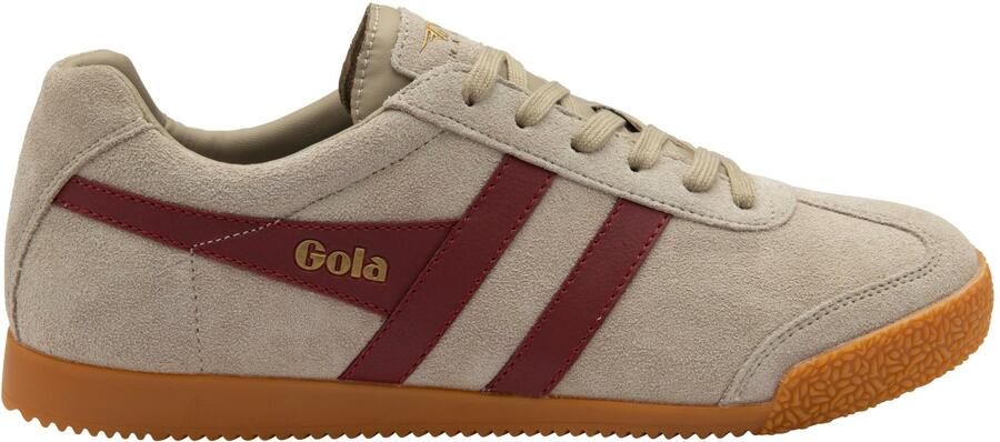 Gola Harrier Suede Sneakers beige bruin