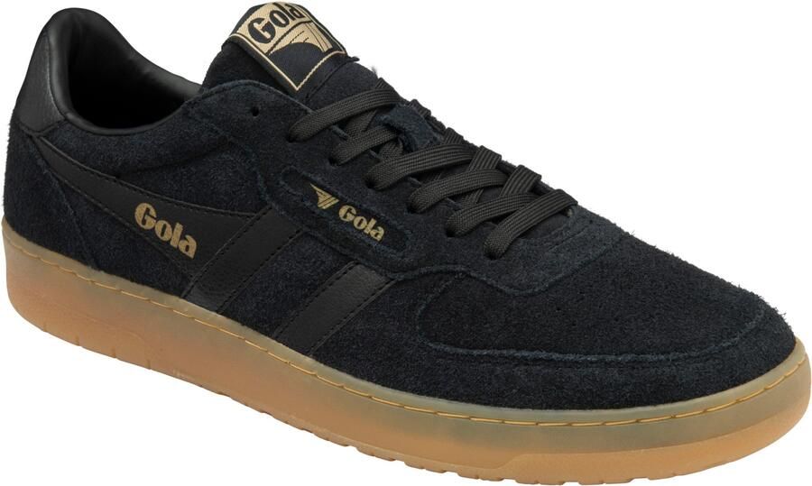 Gola Hawk Suede 86 Heren Sneaker Zwart-Gum