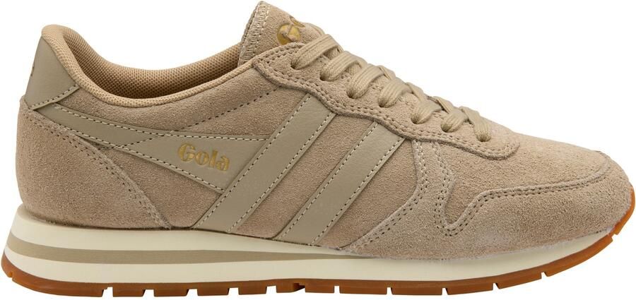 Gola Viper leren suède sneakers beige donkergroen - Foto 9