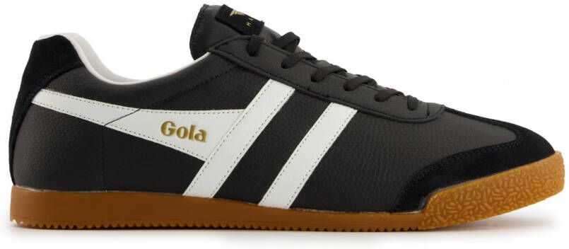 Gola Harrier Leather Sneakers zwart